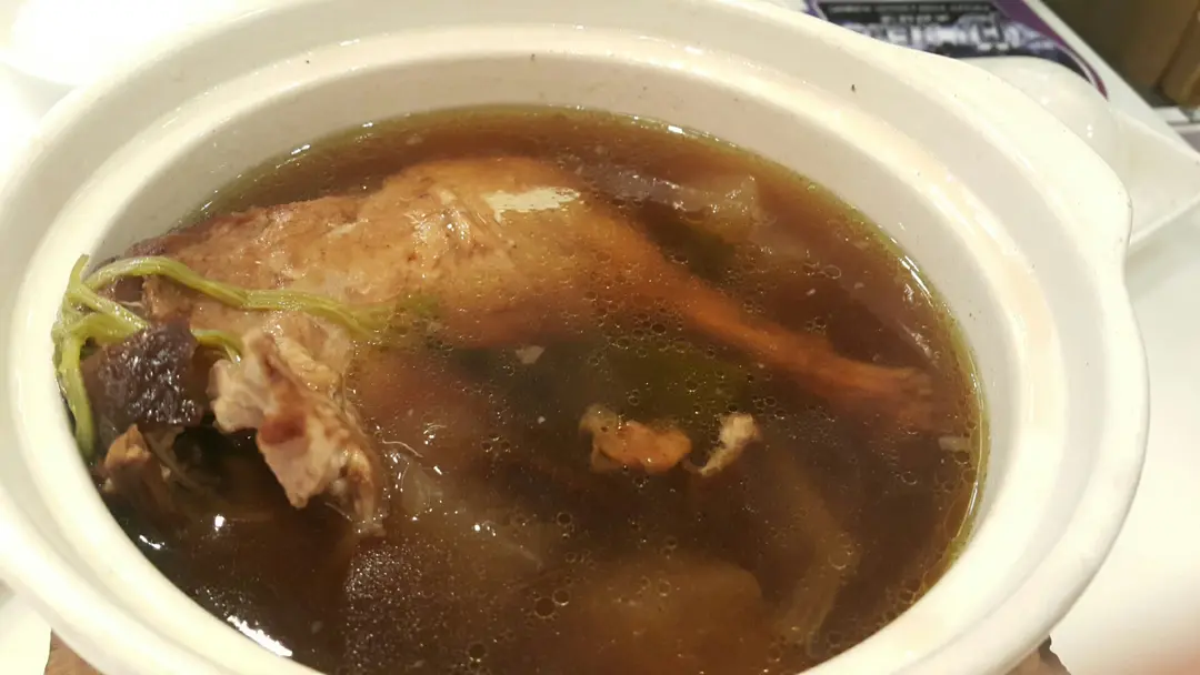 冬瓜鸭腿汤饭
