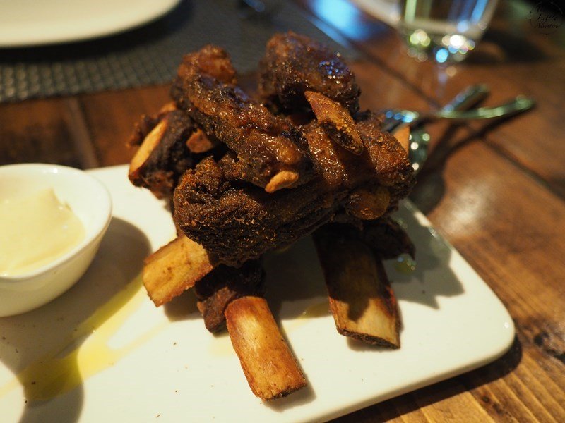 deep fried lamb spare rib ($168)