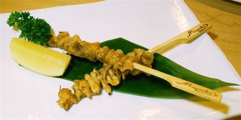 雞皮串燒 - 銅鑼灣的蕎道樂居酒屋