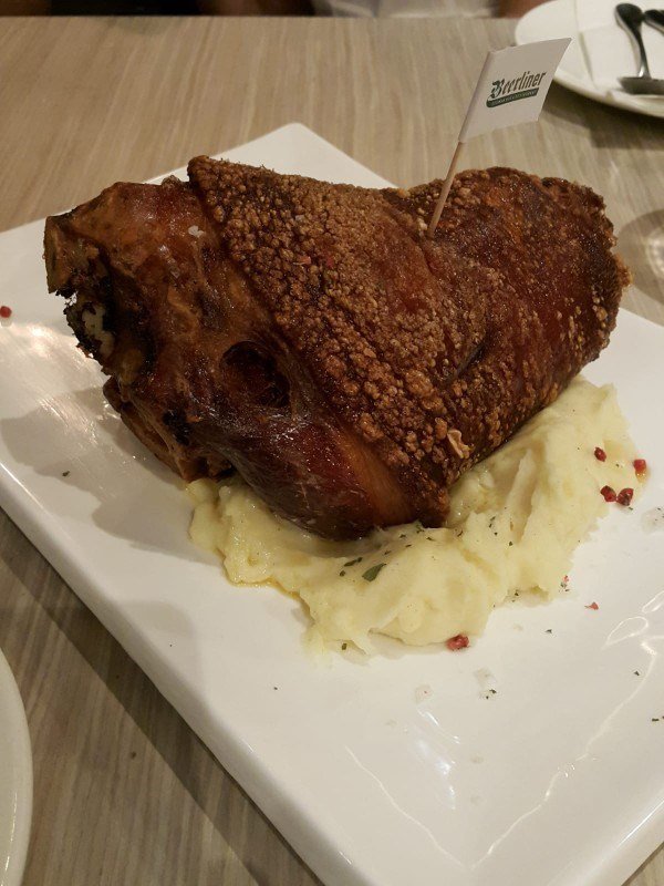 roasted pork knuckle  $ 228