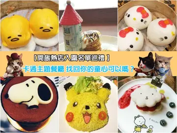 【開飯熱店入圍名單巡禮 】卡通主題餐廳     找回你的童心可以嗎？