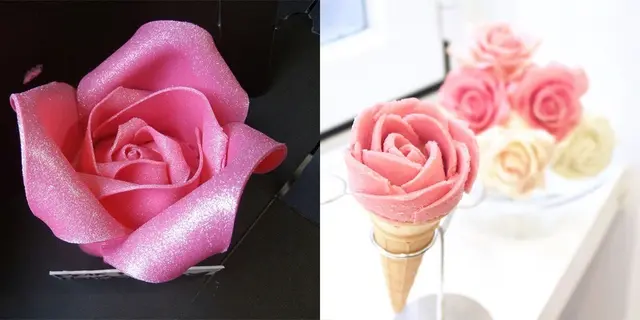 四大靚靚玫瑰花型美食
