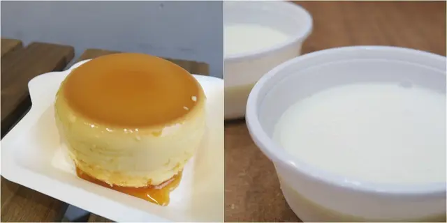 元朗搵食 人龍小店香滑布甸燒、傳統牛奶燉蛋白(有片)
