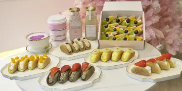 粉红少女心 韩国人气甜品店登陆 大热士多啤梨奶油卷(有片)