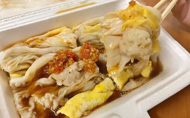 今期流行皱皮肠粉 石磨粉浆米香重 