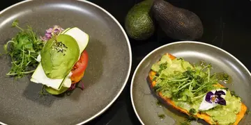 伦敦牛油果主题人气餐厅  最新登陆尖东商场 牛油果汉堡+牛油果brownie (有片)