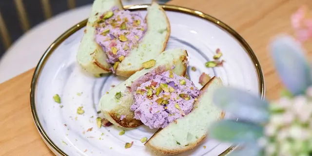 紫芋雪糕三文治+香濃花生燉菜有驚喜  灣仔新開摩登菲律賓菜餐館