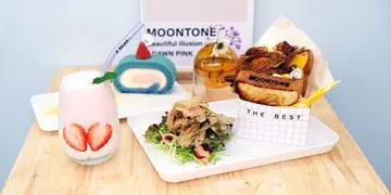 推介浓厚芋泥山+莓莓角酪  太子新开Pantone色卡装修Cafe