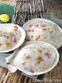 日式帶子焗飯
