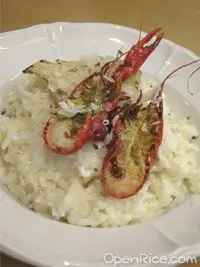 小龍蝦茴香意國飯