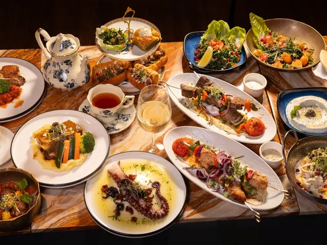 $88黎巴嫩雙層下午茶! 藍色門打卡餐廳 一嚐埃及主廚手藝