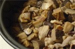 冬菇土魷雞粒蒸飯