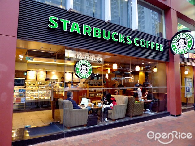 Starbucks Coffee   American Salad Coffee Shop Casual Drink In Kowloon