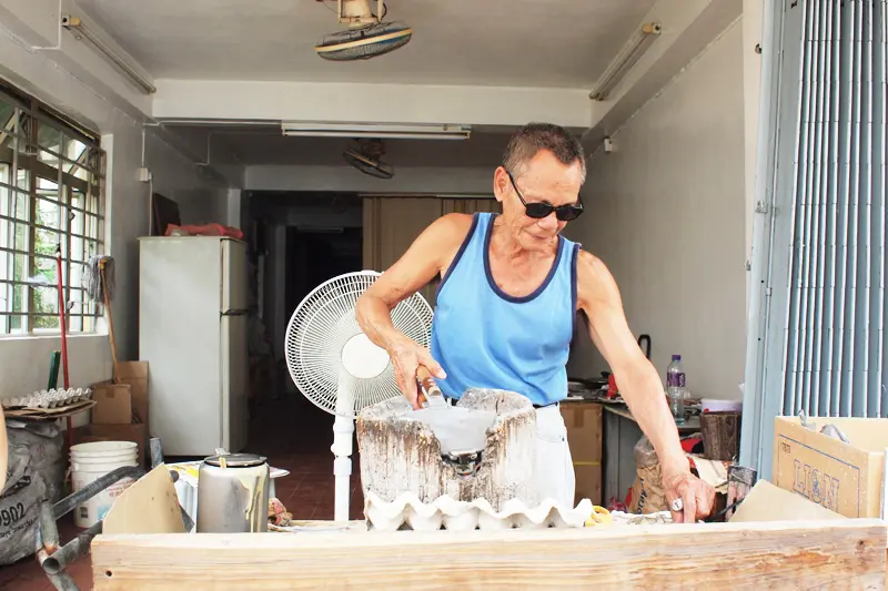 Charcoal Grilled Egg Waffle, Tai O