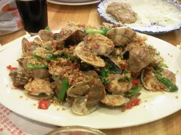 避风塘炒蚬