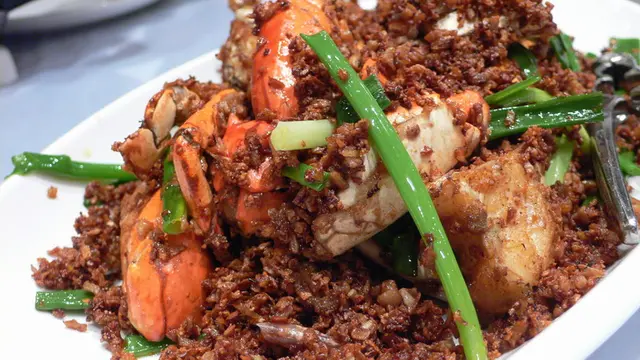 沒鑊氣的橋底炒辣蟹。