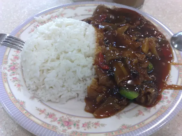 豉椒牛肉饭   豉椒牛肉饭