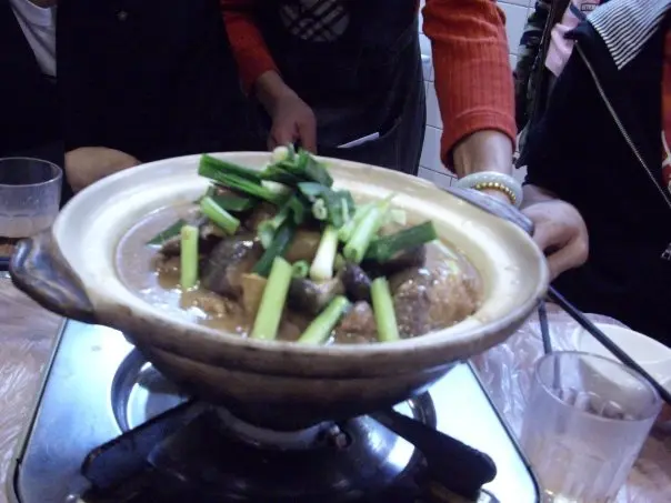 枝竹羊腩煲(附時菜)