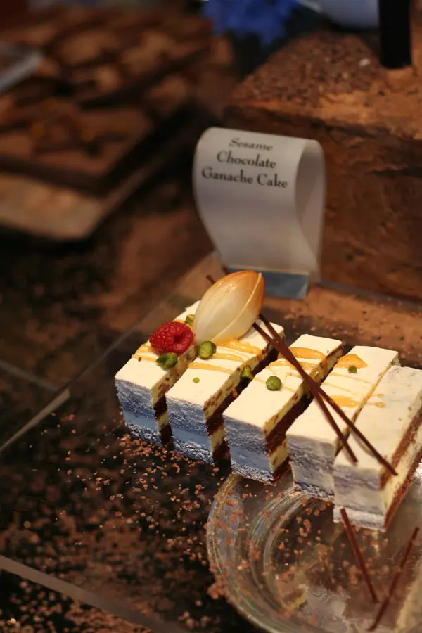 Seasame Chocolate Ganache cake