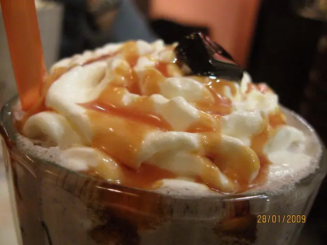 沙冰散發著濃濃的肉桂香,還有咖啡的味道,只是肉桂味明顯較突出