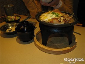 滑蛋豬扒定食 - 旺角的近又吉列黑豚專賣店