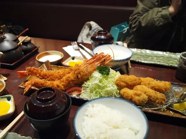 車海老定食及炸蠔定食