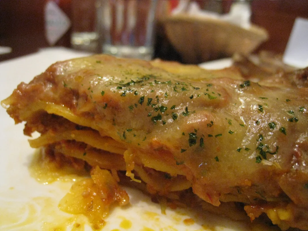 lasagna 乾了點