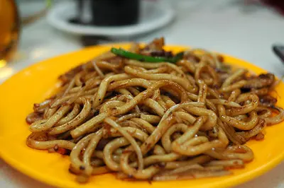 XO醬豬扒炒烏冬