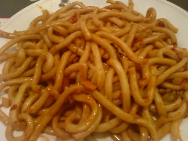 得蜆肉既海鮮炒烏冬