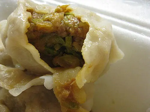 心水韭菜带子鲜虾饺