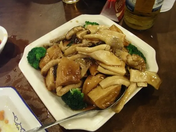雜菇扒豆腐