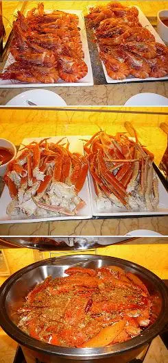 虎蝦都是任食,避風塘龍蝦拑好野味