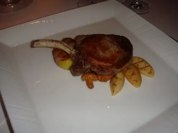 Pork Loin with grilled apple