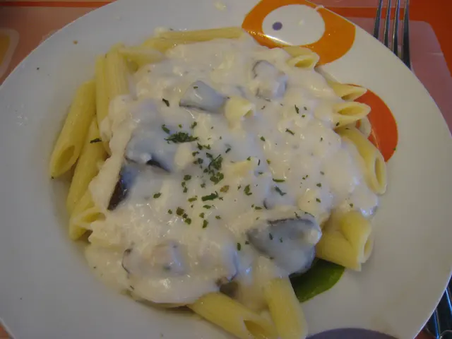 白汁蘑菇長通粉