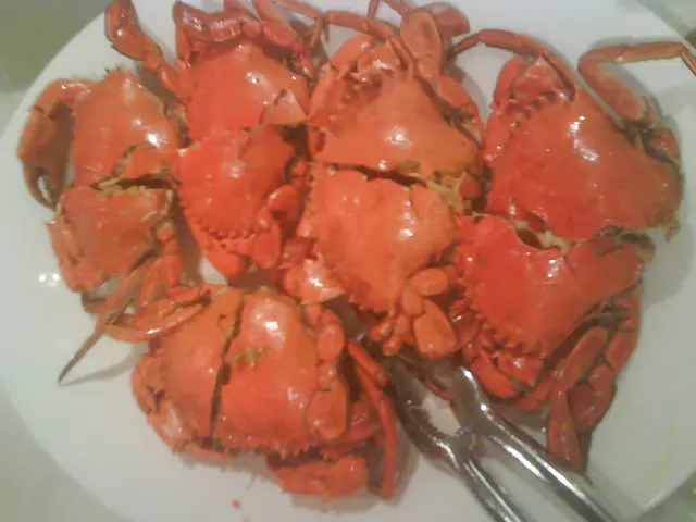 雞油鹽焗奄仔蟹