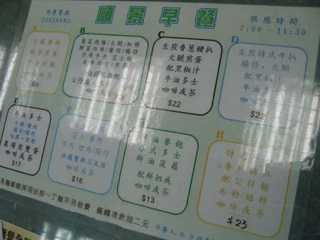 早餐價錢非常相宜