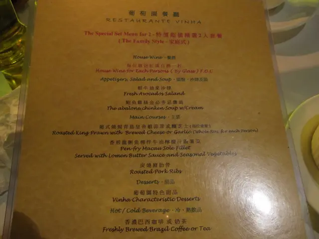 有埋Menu您睇~！