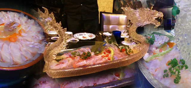 活多寶魚併黃鱲䱽刺身