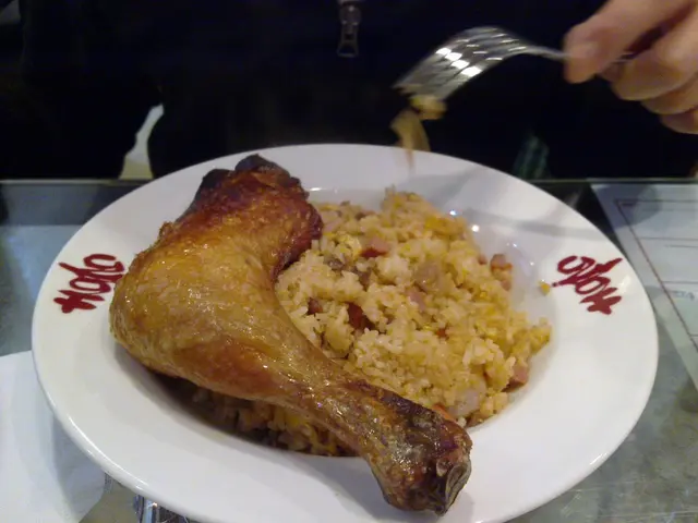 脆皮雞脾配西炒飯1