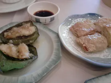 釀青椒，腐皮卷