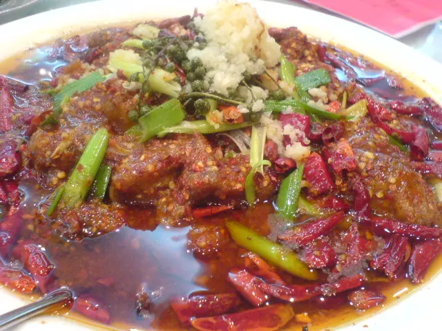 青花椒水煮魽魚