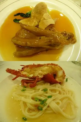 鵝掌, 龍蝦配意粉