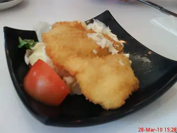 炸魚沙律