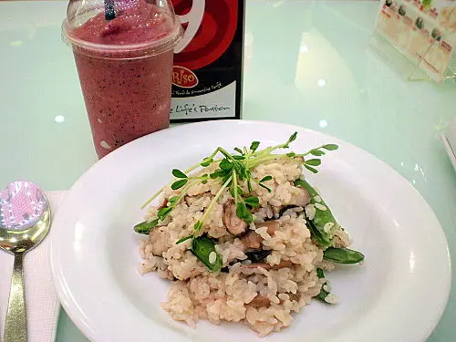 雜菌蜜糖豆燴飯+莓子集薈