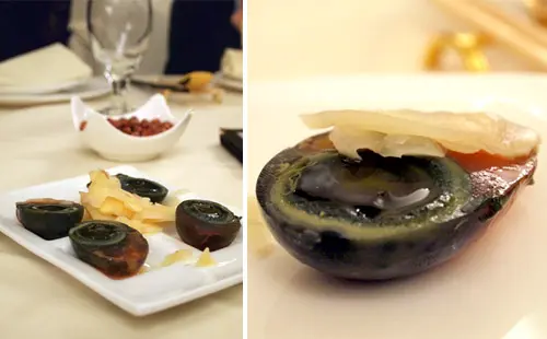 糖心皮蛋配甜薑