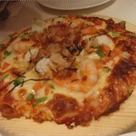 Seafood Rice Pizza