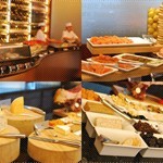 (clockwise from top left)刺身-海鮮-煙三文魚-Cheese board