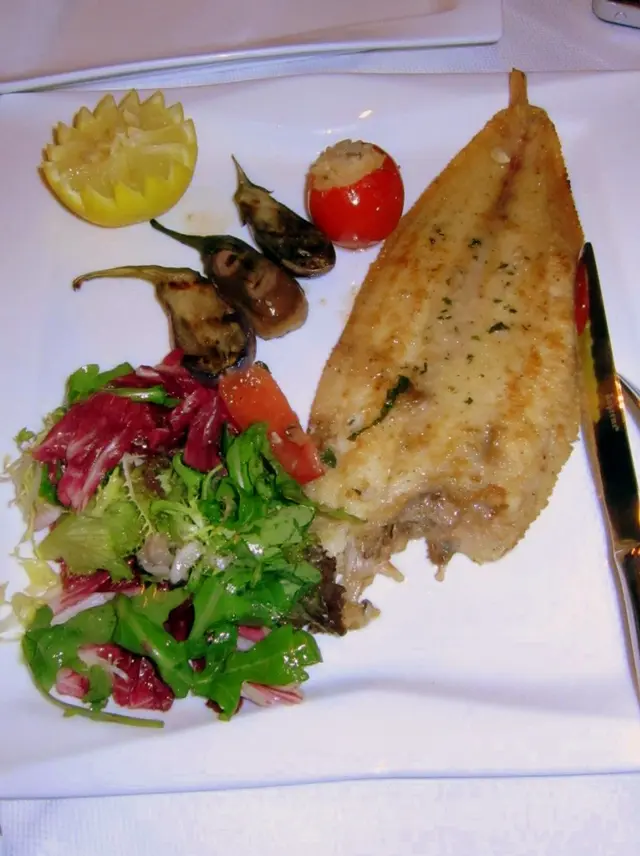 Dover Sole with Salad