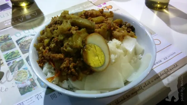 苦瓜肉燥飯