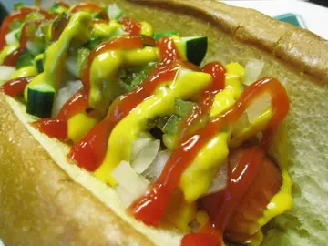 Too little relish on my cheese dog